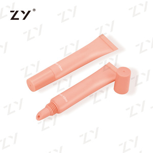リップバームチューブ15Ml15Gピンクリップバームコンテナチューブ価格カスタムスクイーズチューブリップグロスロゴ付き