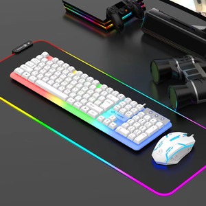 Professionals LED Wired Gaming <strong>Keyboard</strong> and <strong>Mouse</strong> <strong>Combo</strong> Back Lit Full Size for Gamer Desktop <strong>Mouse</strong> <strong>Keyboard</strong> Set - Product Image 3