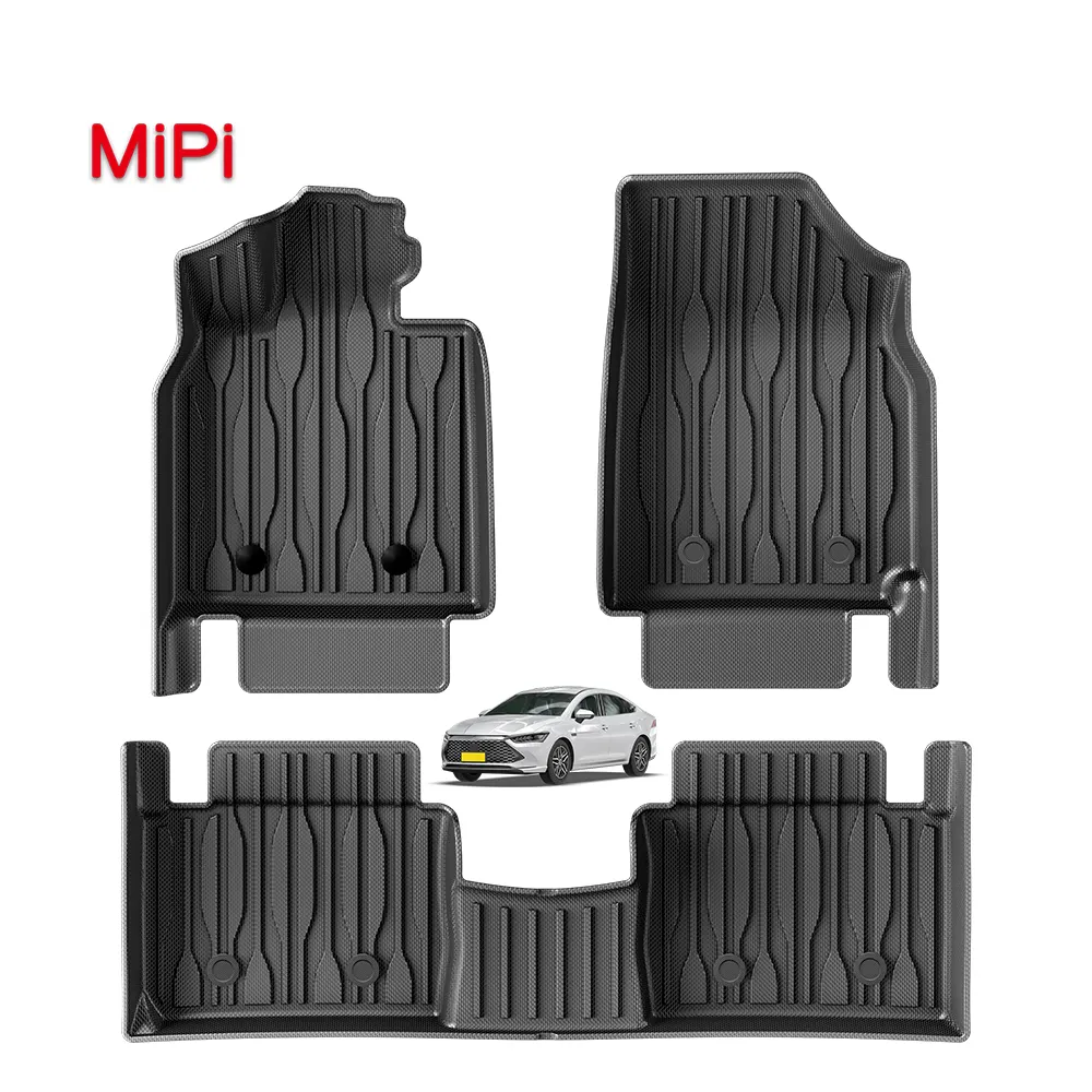 Factory Wholesale Car Mats For BYD QIN PLUS DM-i TPE Non-slip Chazor Car Floor Mat Custom Destroyer 05 Carpet