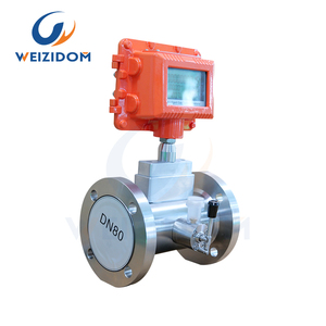 DN50 SS304 Brida de alta precisión Pulso digital 4-20mA Salida Hart Medidor de flujo de turbina de gas natural - Product Image 1