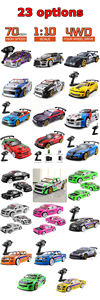 <strong>Remote</strong> Control Manufacturer 1:<strong>10</strong> Yellow Large <strong>Remote</strong> Control Racing Car 70Km/h High Speed Drift Car Dual Mode 4WD RC Car - Product Image 6