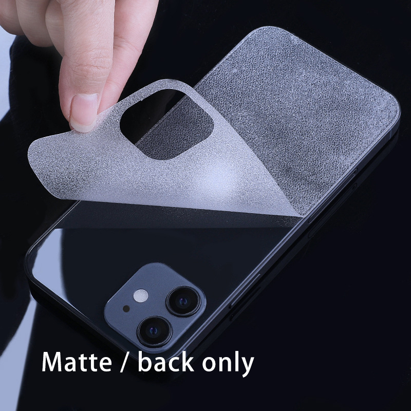 matte back