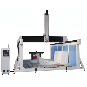 Velocidad rápida de espuma cnc router 3d máquina de trabajo de 4 ejes swing cabeza de 5 ejes para 3d EPS de fresado del molde kit de - Product Image 4