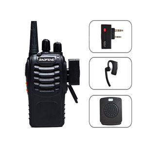 Custom in fabbrica professionale AI riduzione del rumore senza fili citofono auricolare di sicurezza auricolare Walkie Talkie