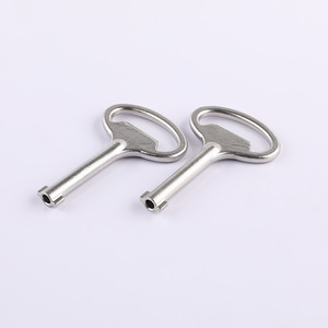 Çeyrek dönüş için çift Bit anahtar kam kilidi silindir paslanmaz çelik üçgen kare tasarım prim anahtar kam mandalı için - Product Image 4