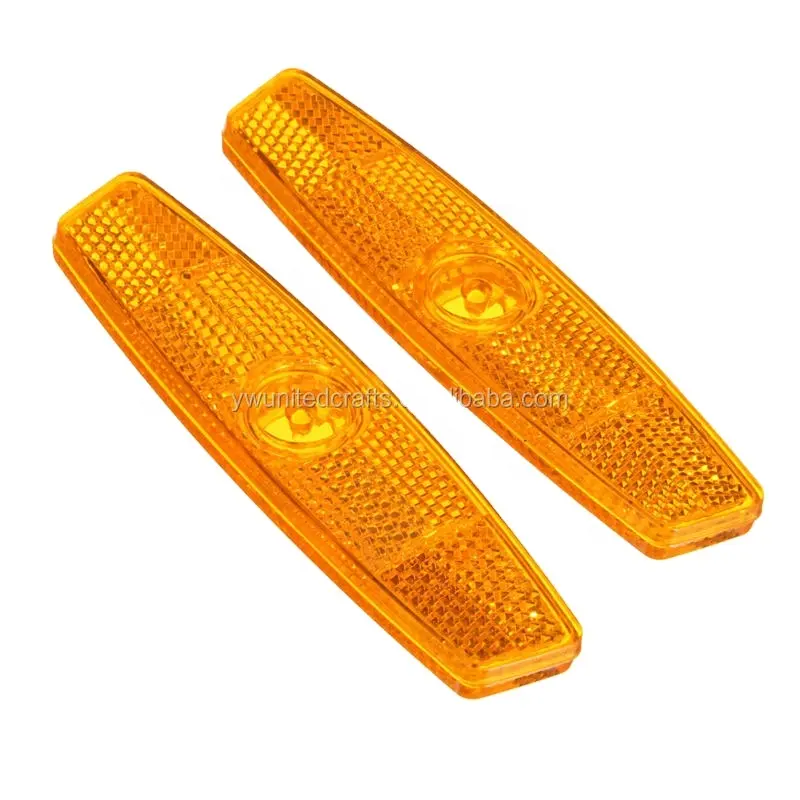 Plastic Outdoor Bicycle Foot Pedal Reflector Bike Night Safe Warning Light