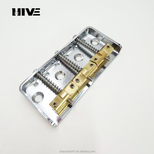 <strong>TL</strong> Short <strong>Model</strong> 3 Adjustable Compensation Bridge Copper-made Bridge Plate for Guitar Bottom and String Mounting Plate - Product Image 3
