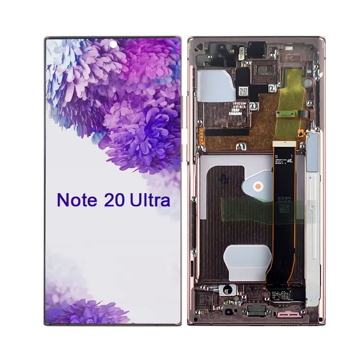 หน้าจอสัมผัส Oled แบบเปลี่ยนได้สำหรับ Samsung Galaxy Note 20 Ultra N985