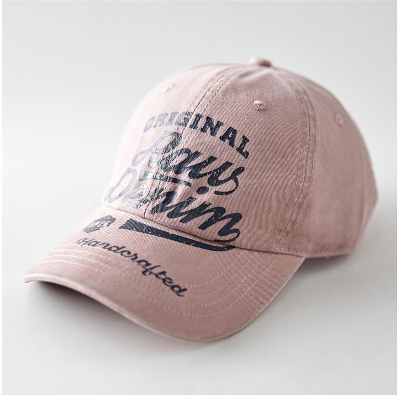 Printed letters raus baseball cap powder