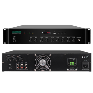 AMPLIFICADOR DE mezclador USB, 4 entradas de micrófono, 2 Entradas de Línea AUX, 60W función de muting 120W, precio barato - Product Image 1