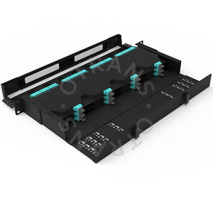 OTRANS 19インチ1Uデュアルファンクション光ファイバーパッチパネル144固定板金プロセスミストスプレーFTTH用 - Product Image 4