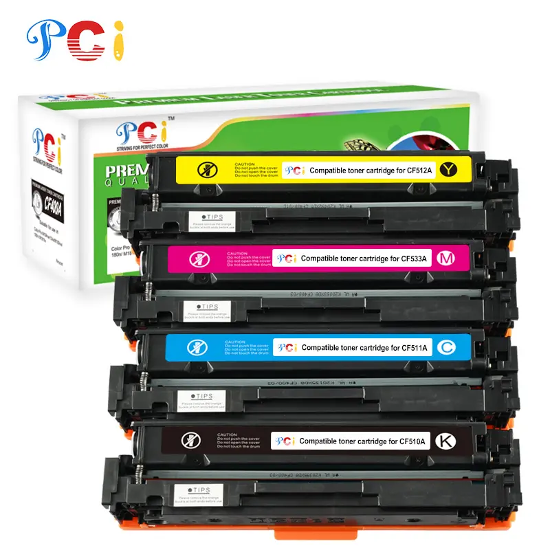 Cartouche Laser pour imprimante HP Color lerjet Pro M154a, CF530, CF530, CF530A, CF531A, CF532A, CF533A, 205A, M154a