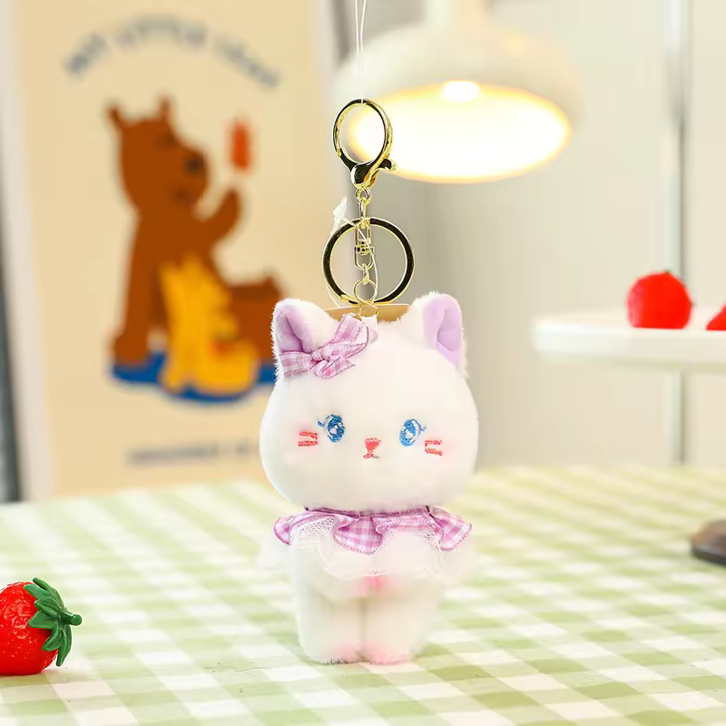 Fille chat violet-4 pouces 004