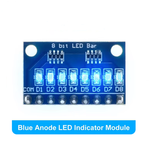 <strong>3</strong>.3V 5V 8-bit Blue Red Common Anode Common Cathode <strong>LED</strong> Indicator Module diy - Product Image 4