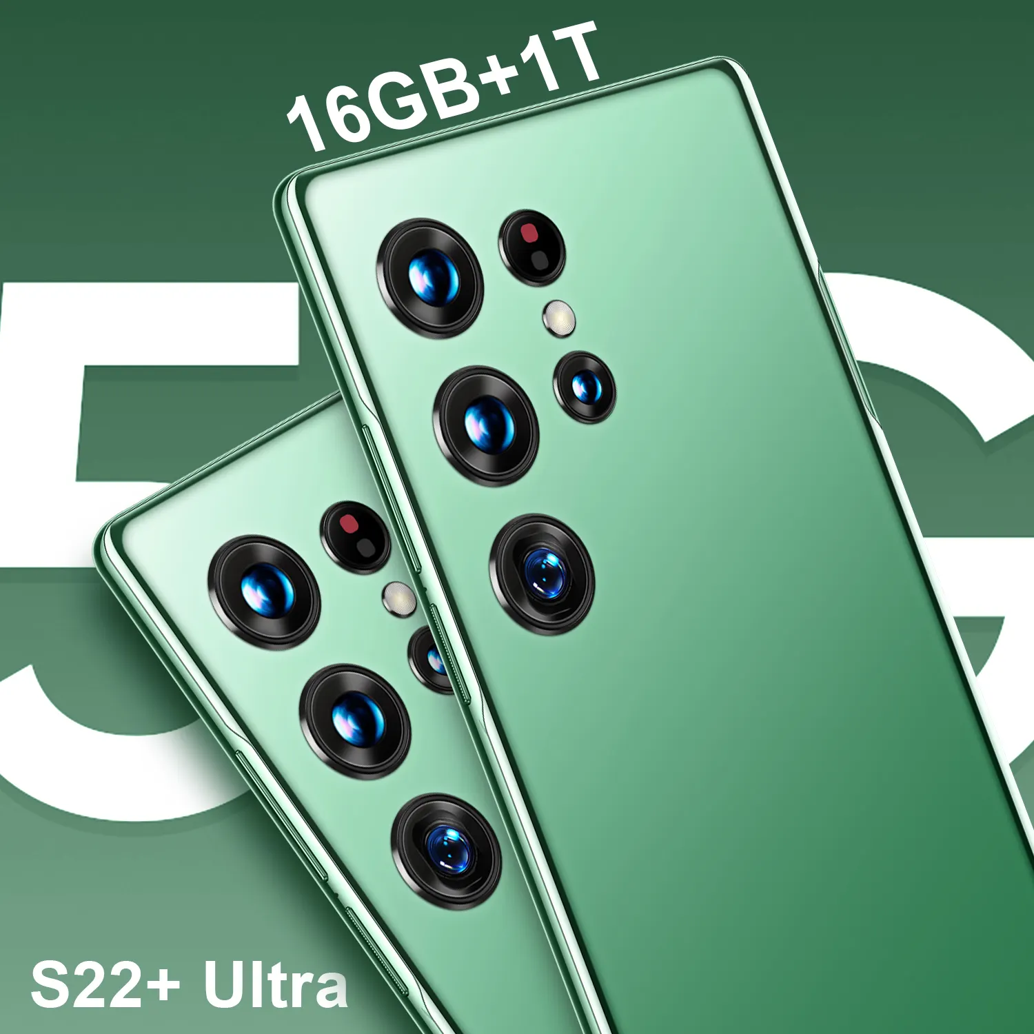 Oferta especial S22 Ultra Original 16GB + 1TB 48mp + 100mp Android 12 Desbloqueo facial Pantalla completa 5g Teléfono celular Teléfono móvil inteligente