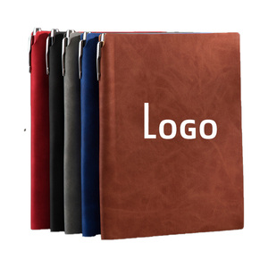 Ys256 all'ingrosso su misura A5 Pu Journal Notebook stampato Logo del marchio diario Note Book in pelle con cinturino elastico - Product Image 1