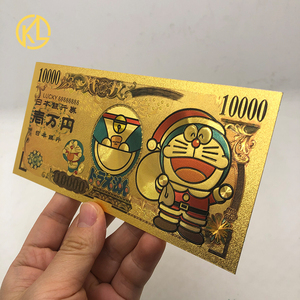 11 Types <strong>Japan</strong> Tokyo Cartoon Commemorative Gold Banknote Doraemon Cards for Gift - Product Image 4