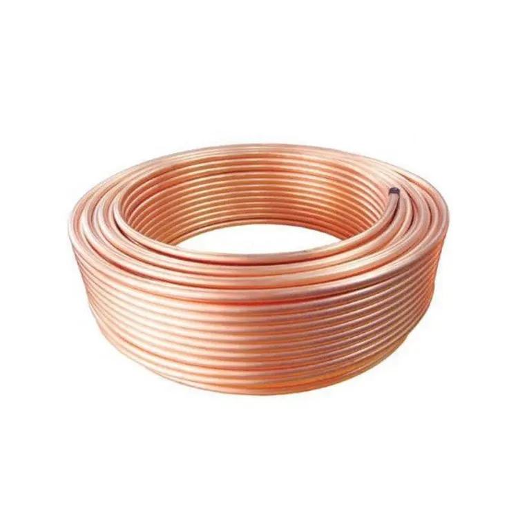 Venta al por mayor de alta calidad ASTM C10100 C10200 C11000 tubo de cobre/tubo para aire acondicionado y refrigeración precio