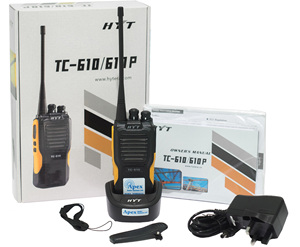 TC610-Radio de dos vías, walkie talkie analógico VHF UHF, de 2 vías, intercomunicador digital, HYTERA, de dos vías - Product Image 6