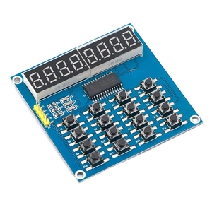 TM1638จอแสดงผล LED 8บิตโมดูลหลอดดิจิตอล3สาย16คีย์8บิตการสแกนแป้นพิมพ์และโมดูลแสดงผล LED ที่สำคัญ - Product Image 1