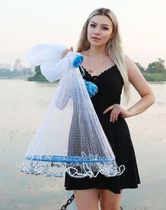 Round Disc Fishing <strong>Net</strong> Easy-to-Throw Spinning <strong>Net</strong> Hand-Thrown Throwing <strong>Net</strong> <strong>Essential</strong> Fishing Gear - Product Image 3
