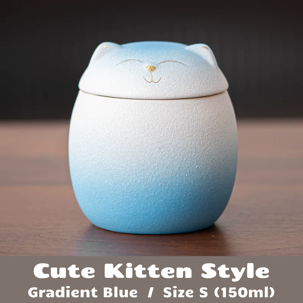 Taglia S / Stile gattino / Blu sfumato