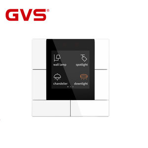 Display multifunzione GVS KNX EIB con termostato/funzione di controllo Audio per il sistema di automazione degli edifici domestici - Product Image 1