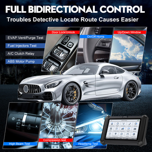 XTOOL D7W V2.0 conexión WIFI codificación ECU todos los sistemas programador de clave de diagnóstico mejor que D7 incorporado CAN FD y DOIP 38 + servicios