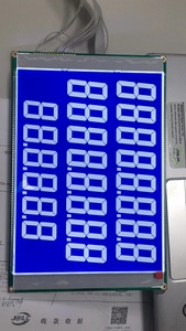 ROHS Factory Custom 7 segmento COB COG modulo LCD Display monocromatico con schermo personalizzato