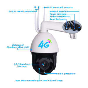 Surveillance Products AI Auto Tracking 4G <strong>Camera</strong> 20X Zoom Face Detection Human Detection Long Range IR 4G <strong>Camera</strong> H.265 OEM, ODM - Product Image 6