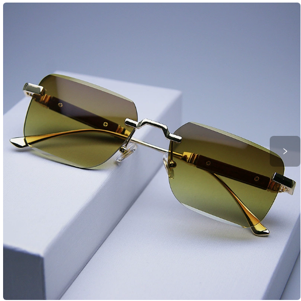 Gold Frame Gradient Tea Lens
