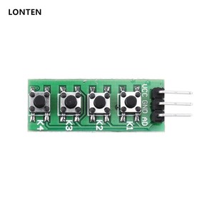 แผงวงจร PCB แผง94V0หลายชั้นแผงวงจร PCB โมดูล4ปุ่มสวิตช์ปุ่ม KC11B04สำหรับอิฐอิเล็กทรอนิกส์แบบกำหนดเอง - Product Image 2