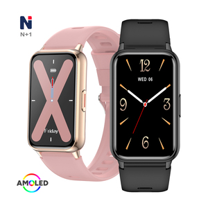 Kaliteli metin mesajlaşma NKS32 İlk AMOLED HD ekran akıllı bilezik Reloj Inteligente akıllı saat apple için - Product Image 4