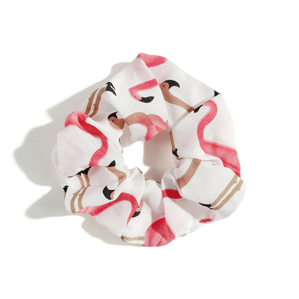 17 white flamingos