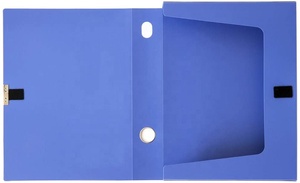 Caja de almacenamiento portátil de PP para la escuela, estuche de plástico para archivos de datos, A4 - Product Image 3