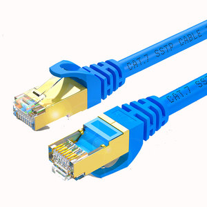 Cat7 Pure Copper 1M 3M 5M 10M 15M Lan Ethernet-Kabel Vergoldetes Rj45 28AWG SFTP-Netzwerk ROHS 8 P8C Patch-Kommunikation kabel - Product Image 1