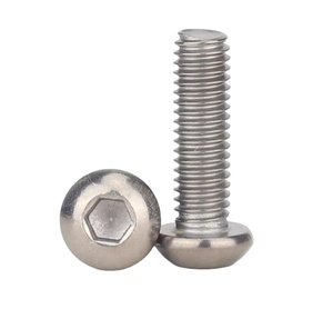 M2 M2.5 m3 m4 m5 m6 iso7380チタンボタンヘッド六角ソケットネジ - Product Image 1