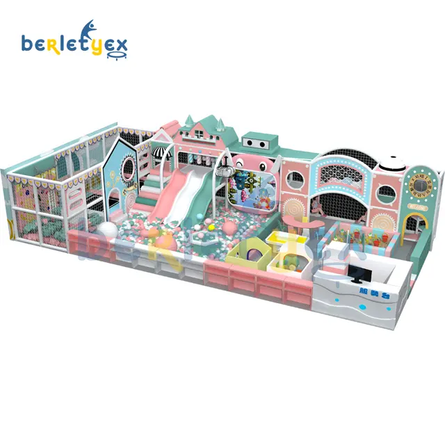 Soft Play parco giochi al coperto per bambini attrezzature divertimento scivolo ostacoli ponte popolare nei negozi alberghi ristoranti camera per bambini