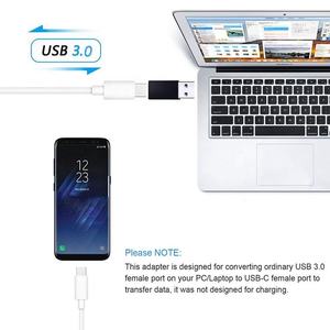 Custom Logo <strong>USB</strong> 3.0 Type-A Male <strong>to</strong> <strong>USB</strong> 3.1 Type-C Female Adapter Mobile Phone Data Convertor UsbA <strong>to</strong> UsbC Connector - Product Image 3