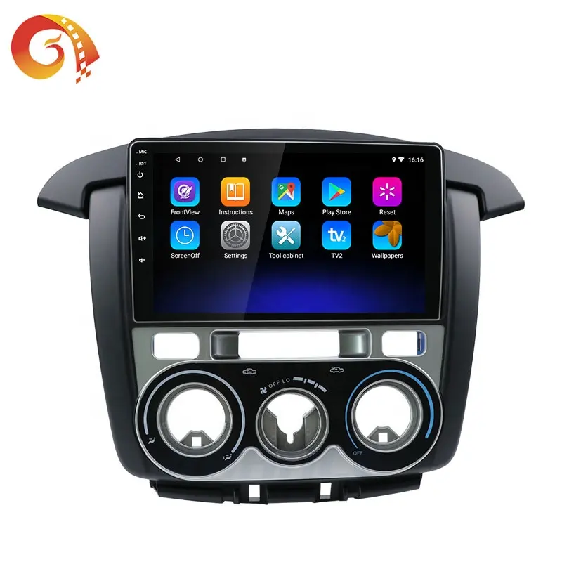 Android Gps Navigation Dashboard 9 "Car Audio Video Dvd Player Head Unit Music System For Toyota Innova