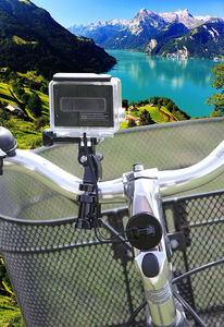 สําหรับอุปกรณ์เสริม GoPro ความปลอดภัยประกันสายรัดสติกเกอร์ติดตั้งหมวกกันน็อค Anti-Drop Mount 3M กาวอุปกรณ์เสริม - Product Image 4
