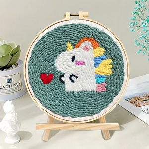 刺繍キット刺繍DIYパンチ針刺繍キットステッチセット初心者用
