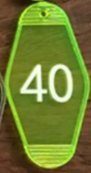 Neon No.40 with keyring