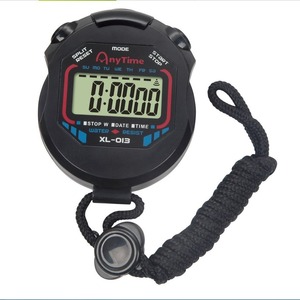 Wasserdichte Chronometer-Hand-Druckuhr professionelle digitale Sport-Schneckentasche LCD-Timer Stop-Uhr-Timerwerkzeuge W24-157 - Product Image 4