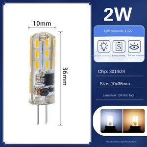 หลอดไฟ LED Gy6.35 3000K 4000K 6000K 12V 3W สำหรับร่างกายทำจากซิลิโคนอายุการใช้งานยาวนาน - Product Image 6