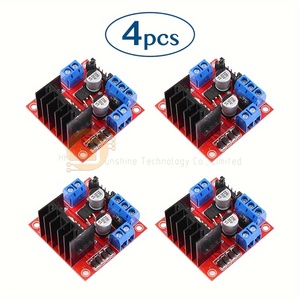 4 Stück L298N Motor Driver Controller Board Dual H Bridge Stepper DC für Arduino Smart Car Mega R3 - Product Image 1