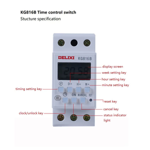 Vendita calda KG816B programma giornaliero Timer elettronico 24 ore settimanale digitale programmabile interruttore orario 220v 230v relè sistema di casa intelligente - Product Image 5
