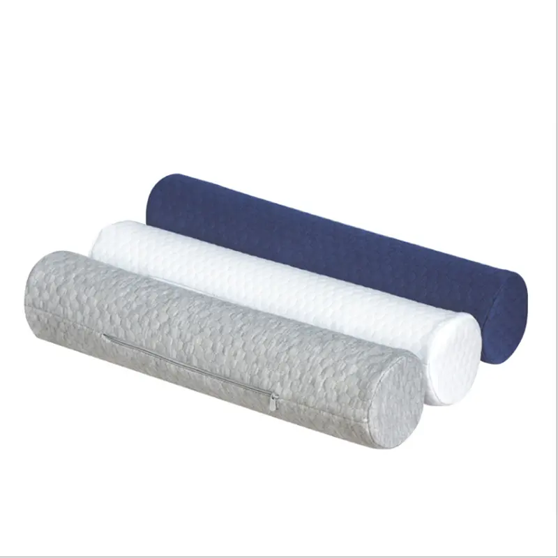 Neck Roll Pillow Cervical Bolster Memory Foam Spine Lumbar Traction Spondylosis Support Pillow