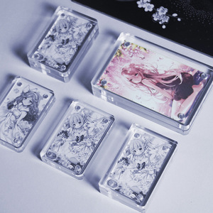 Các nhà sản xuất trực tiếp cung cấp <span class=keywords><strong>acrylic</strong></span> QuickSand guka để làm cho <span class=keywords><strong>Acrylic</strong></span> trong suốt cho ngôi sao hoạt hình hiển thị photocard chủ - Product Image 1