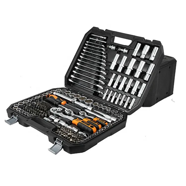 216PCS universal carro mecânico catraca drive Socket Wrench Sets ferramenta para oficina